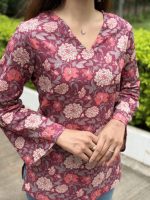 Straight Maroon Top - Image 4